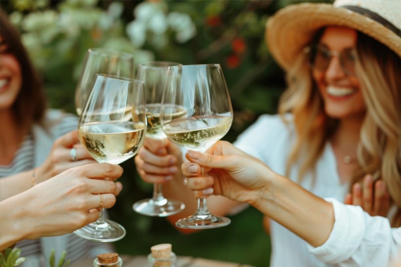 Aficionados al enoturismo