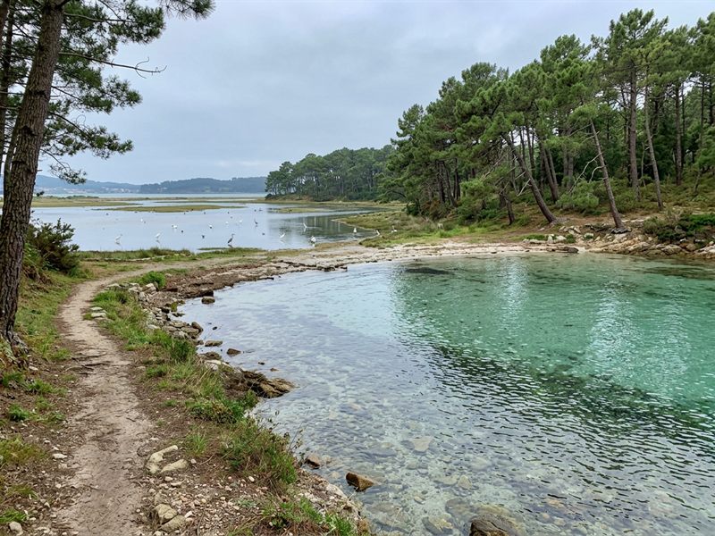 Parque Natural do Carreirón en la Illa de Arousa