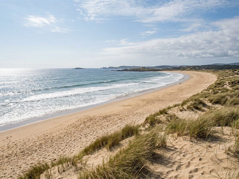 Playa de A Lanzada en las Rías Baixas
